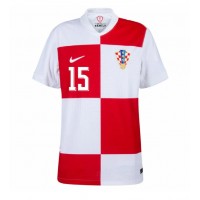 Echipament fotbal Croaţia Mario Pasalic #15 Tricou Acasa European 2024 maneca scurta